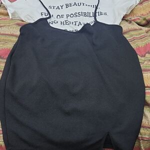 Black Sleeveless Dress